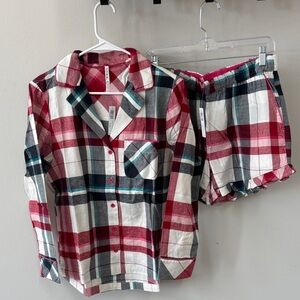 Soma Flannel Pajama Set